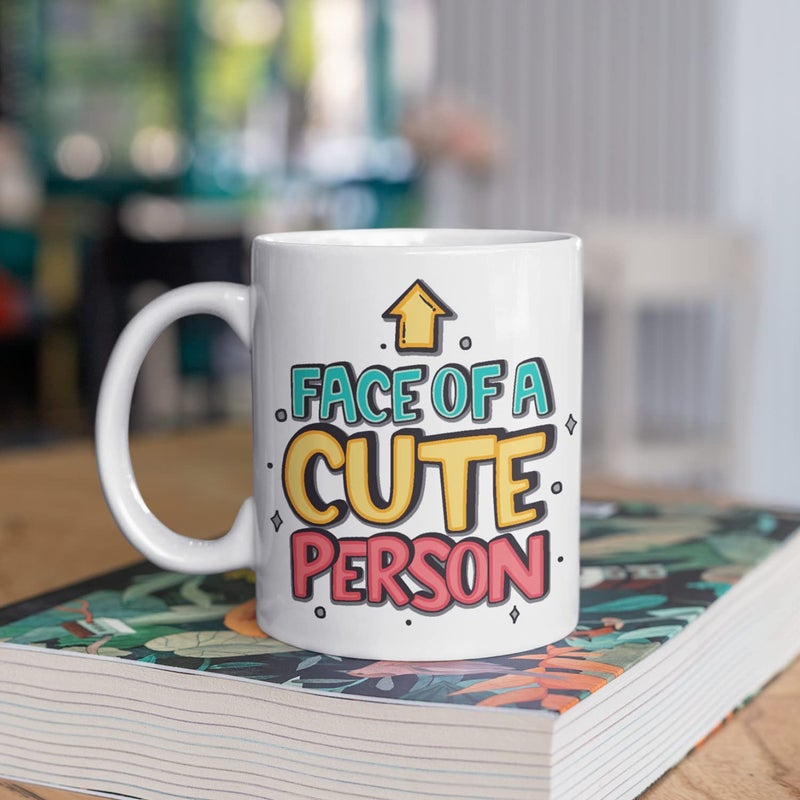 Oye Happy - Cute Person Mug - Premium Gift for Friends/BFF on Birthday/Friendship Day - Image 3