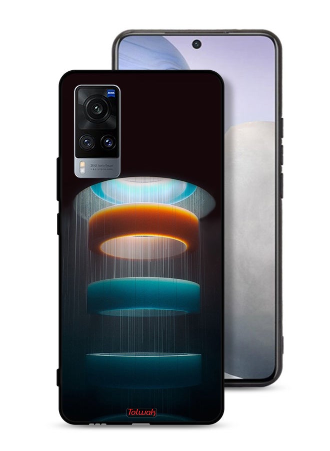 Tolwak Vivo X60 Protective Case Cover Rings Art Pattern - Image 1