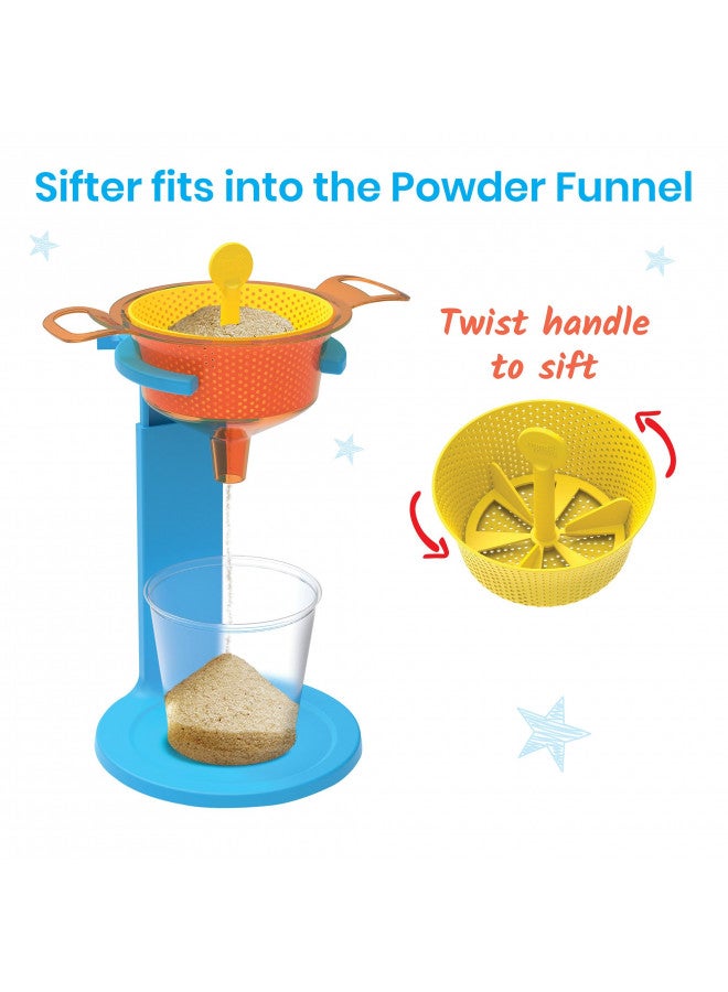 hand2mind hand2mind Starter Science Funnels, Science Lab Equipment, Sifting Toys, Sand Sifter, Water Table Toys, Sensory Play Toys, Educational Science Kits, Kids Chemistry Set, Science Supplies for Classroom - Image 3