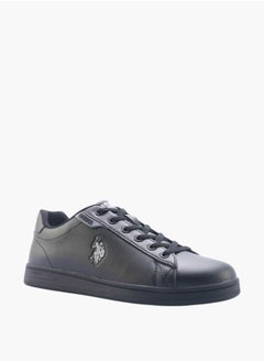 U.S. Polo Assn. Men's Logo Detail Lace-Up Sneakers  - Image 1