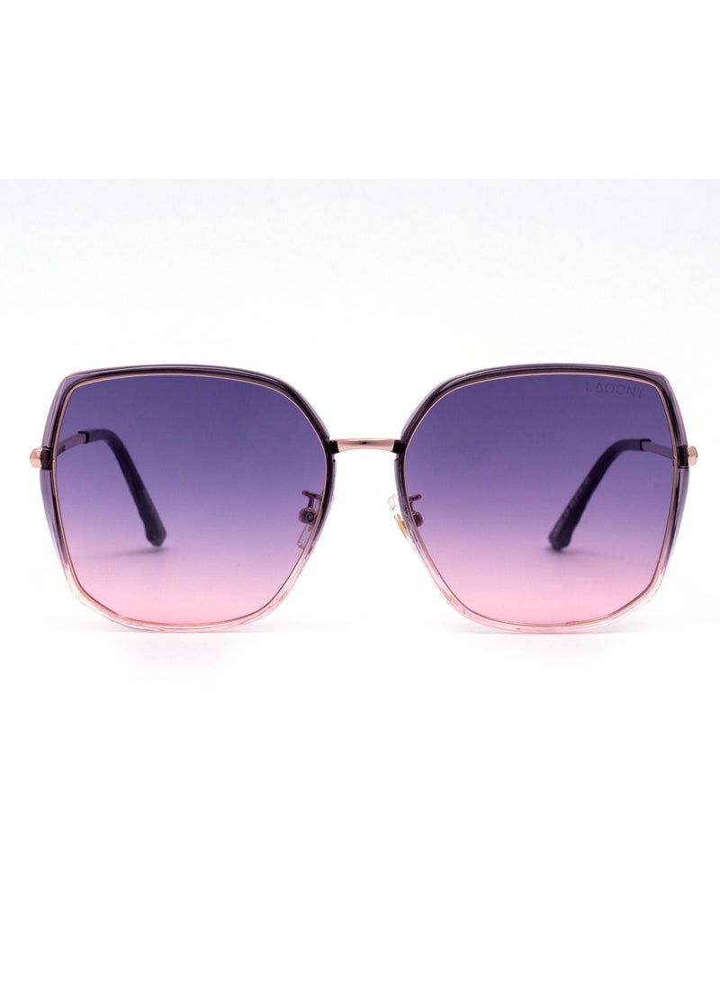 LAOONT Women's Sunglass Polarized Lens Hexagon Frame-Stylish Design - Image 3