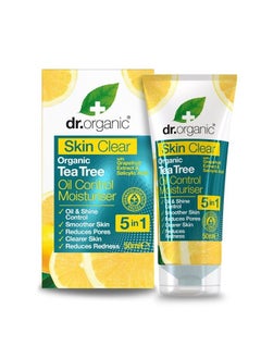 dr.organic Dr Organic SkinClear Oil Control Moisturiser 50ml  - Image 1