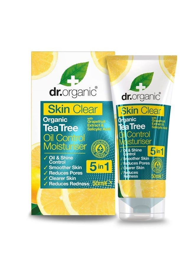 dr.organic Dr Organic SkinClear Oil Control Moisturiser 50ml  - Image 1