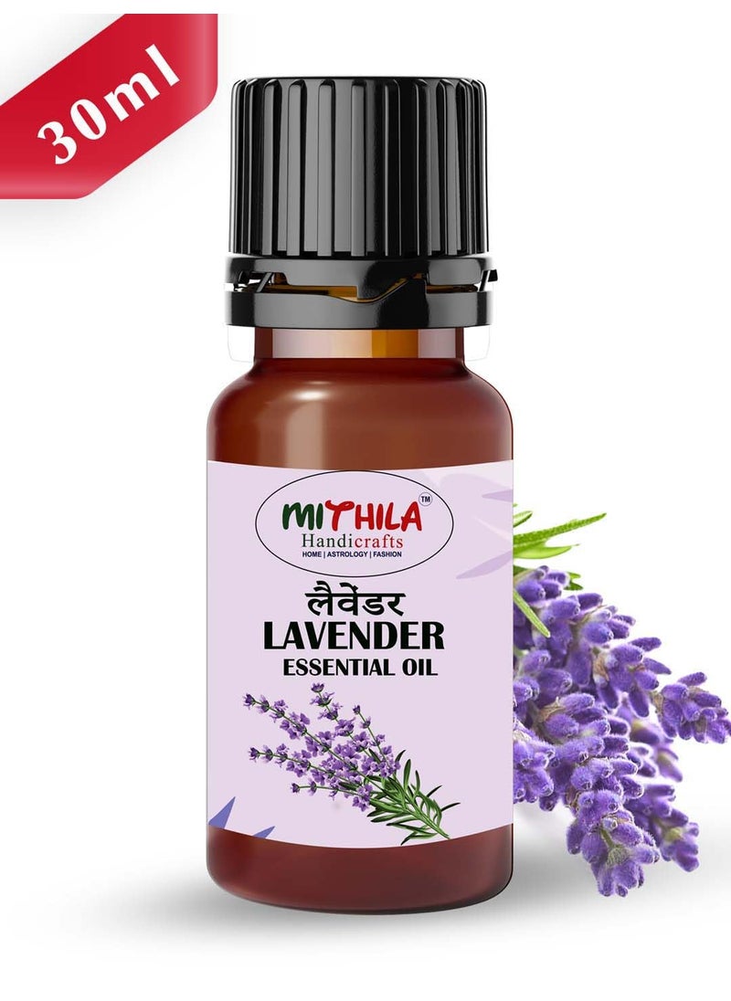 MITHILA HANDICRAFTS MITHILA HANDICRAFTS Lavender Essential Oil 30ML Oil for Aroma Therapy Stress Relief Hair Skin Sleep Promotes Clear Skin Strong Hair 100 Pure Natural  - Image 5