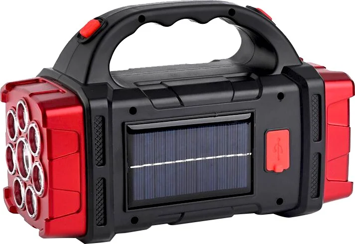 Lisinya Powermaster HB-1678 Rechargeable 38 Watt Camping Lantern with Solar and USB Output ( )