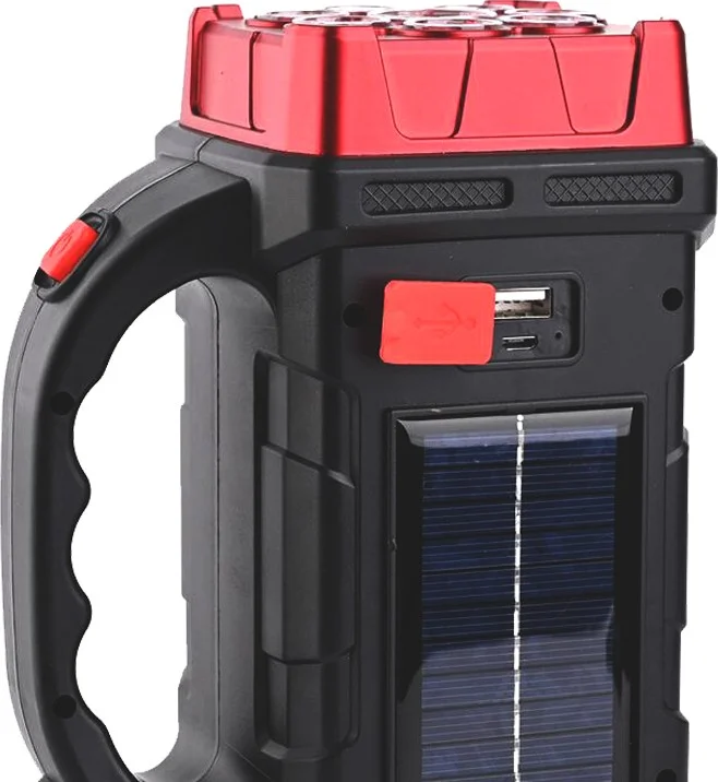 Lisinya Powermaster HB-1678 Rechargeable 38 Watt Camping Lantern with Solar and USB Output ( )
