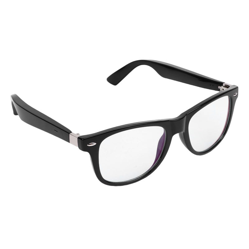 Smart BT Eyeglasses Multifunctional Open Ear Clear Sound Voice Call Smart Glasses for Driving Fishing Listening Music Black Transparent - Image 4