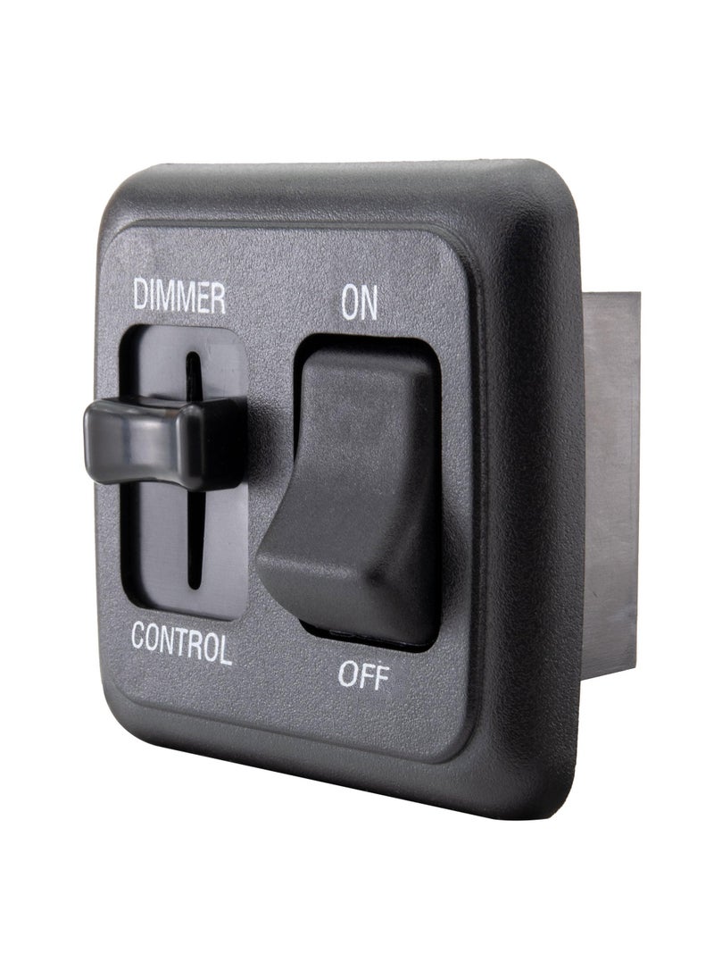 American Technology Components 12 Volt DC Dimmer Switch for LED, Halogen, Incandescent - RV, Auto, Truck, Marine, and Strip Lighting (Large Slider, Black)  - Image 1