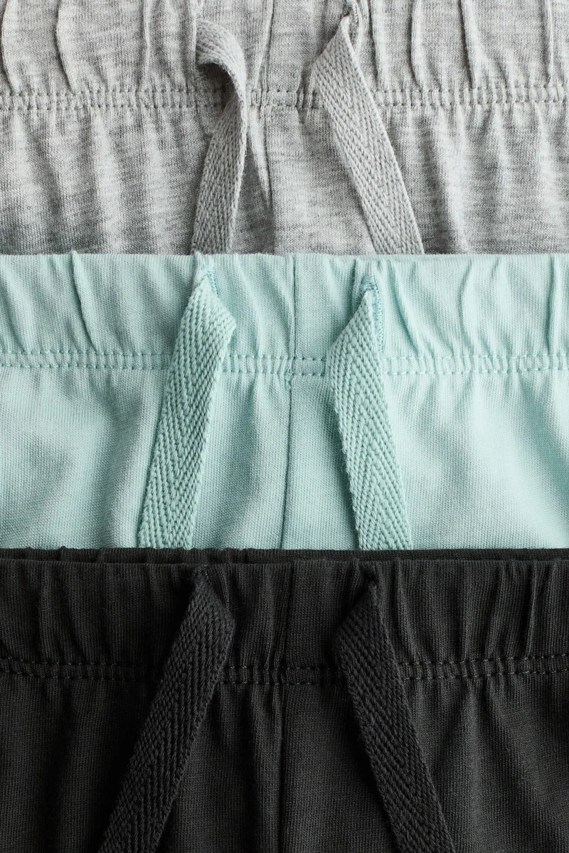 H&M 3-pack cotton jersey joggers