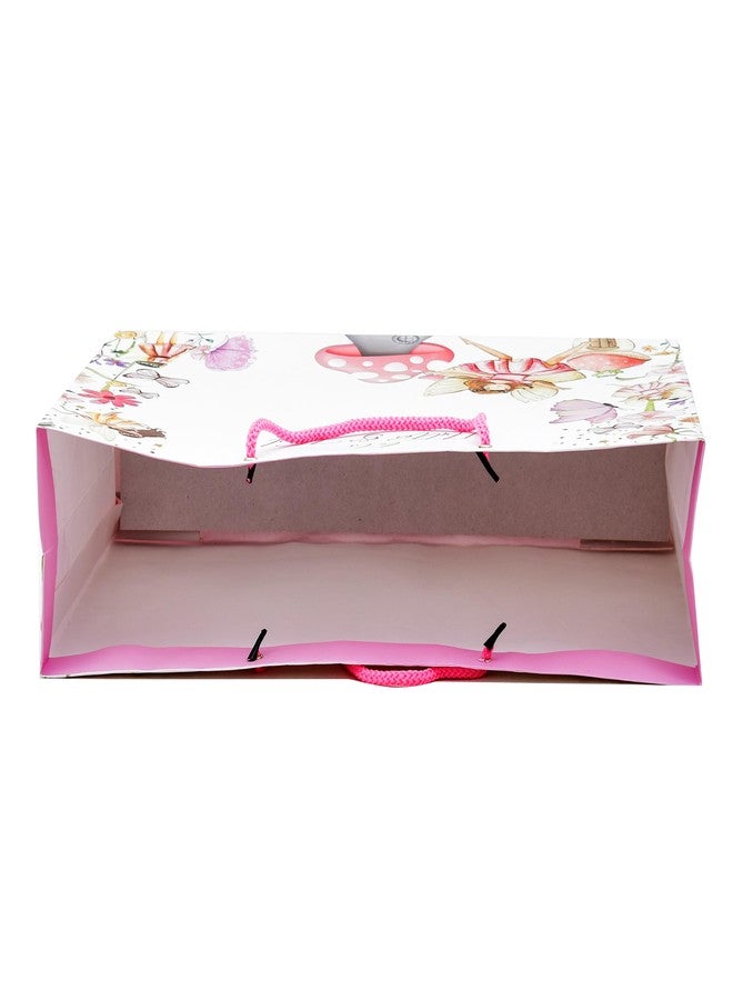 PPJ ® -HAPPY BIRTHDAY (FLUTTER AND TWIRL BUTTERFLY THEME PARTY) (30 Pcs.) PAPER CARRY BAG, 16 Inch X 12 Inch X 4 Inch RETURN GIFT/ HAPPY BIRTHDAY/RETURN GIFTS /GIFTS/ GIFT BAGS/GIFT COVERS (LARGE) (Pack of 30) - Image 5