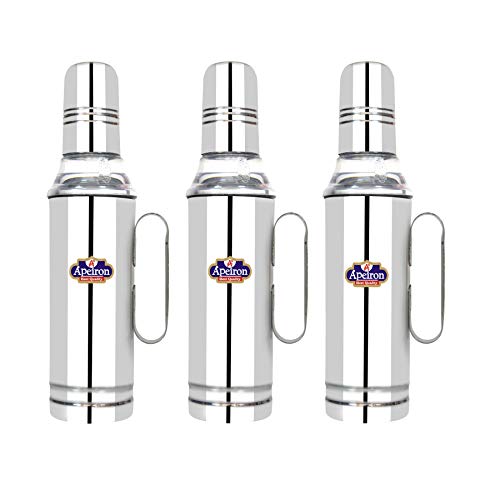 Apeiron Stainless Steel Nozzle Oil Dispenser with Handle (500ml Pack of 3) - Image 1