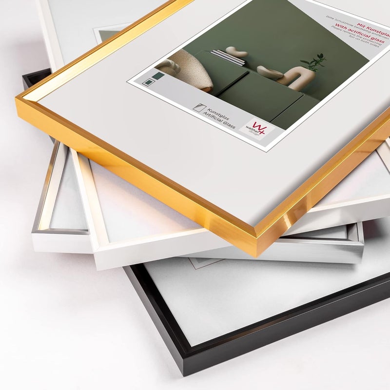walther design إطار صور من Walther Design Desire DEX050W مع زجاج فني، إطار بلاستيكي، 40 × 50 سم، أبيض - Image 4