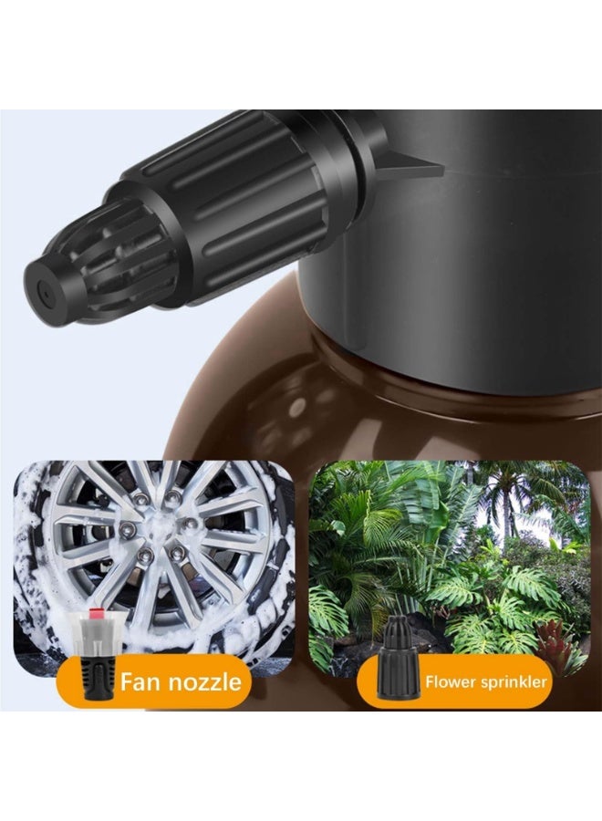 Bukela 2L High Pressure Car Wash Sprayer, Hand Pressure Snow Foam Car Wash Sprayer, Foaming Sprayer, Hand Pressurized Soap Sprayer for Home Cleaning, Spraying Weeds, Car Detailing, Garden (B, One Size) - Image 2