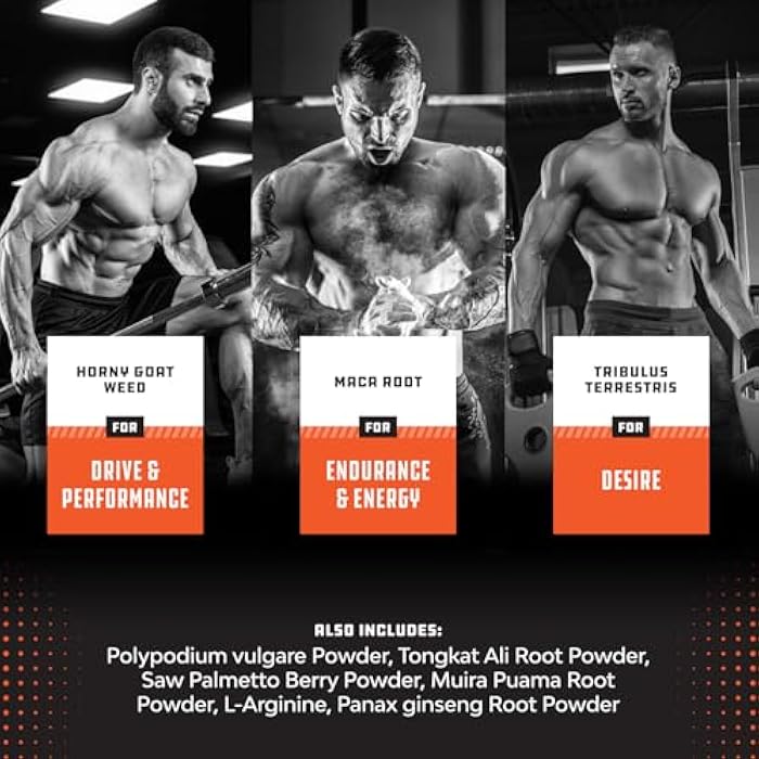 Natures Craft مكمل التستوستيرون للرجال - معزز التستوستيرون للرجال مع عشب الماعز الشقي، جذر الماكا، تونغكات علي وتريبولوس تيرستريس - دعم الطاقة، معزز الأداء، بناء العضلات - 60 كبسولة - Image 5