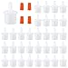 Maitys 44 Pieces Lash Glue Replacement Tops Kit Eyelash Glue Nozzle Tips Lash Bottle Plug Mouth Tips Pins Blocking Needle for Home Salon Extensions Tools - Image 2