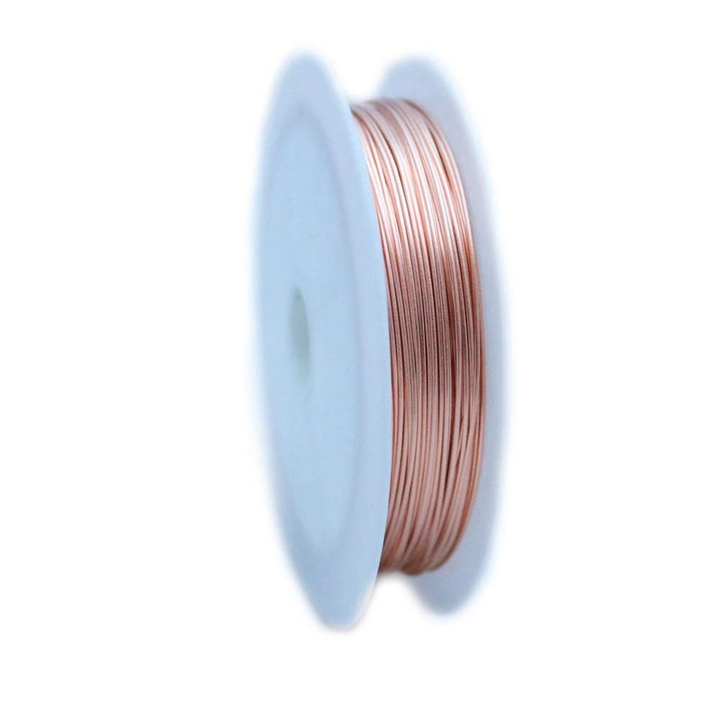Craft Wire 20 Gauge, 99.9% Pure Copper Wire (Half Round) Dead Soft CDA #110 Made in USA - 25FT by CRAFT WIRE - Image 5