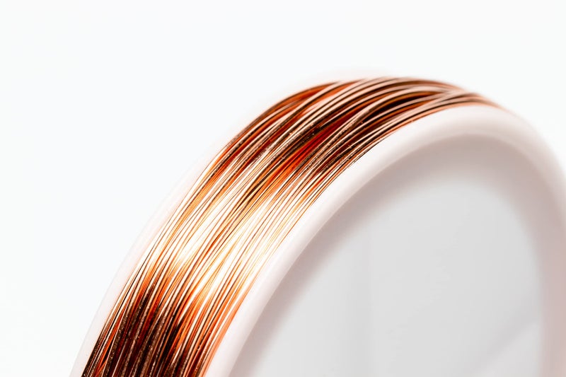 Craft Wire 20 Gauge, 99.9% Pure Copper Wire (Half Round) Dead Soft CDA #110 Made in USA - 25FT by CRAFT WIRE - Image 3