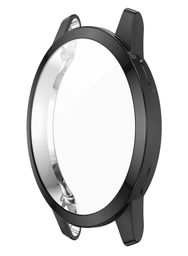 AWADUO for Garmin Venu 2s TPU Protective Case Cover, Smartwatch Protective Case Cover Shell for Garmin Venu 2s/ Vivoactive 4s, Soft and Durable(TPU Black) - Image 1