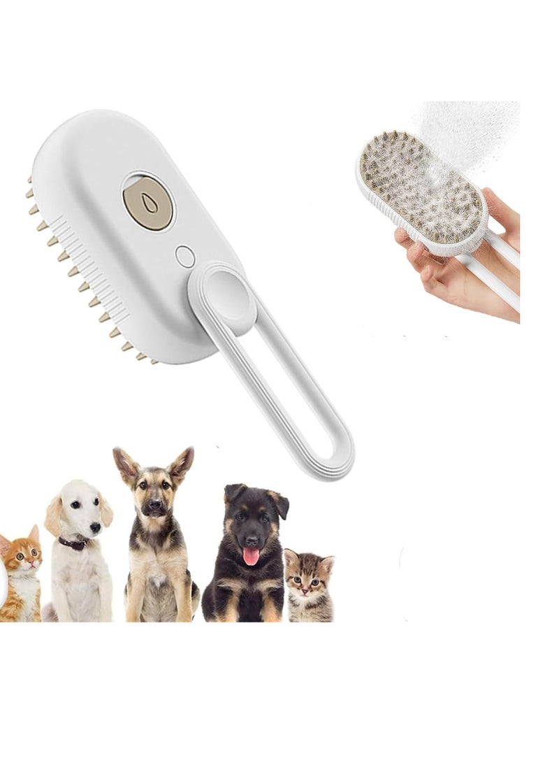 general Cat Steam Brush, 3 In 1 Cat Hair Brush with Steamer Multifunctional Spray Cat Grooming Brush Self Cleaning Steam Cat Comb for Removing Tangled and Fluffy Hair, Steamy Pet Cat Brush for Massage - Image 3