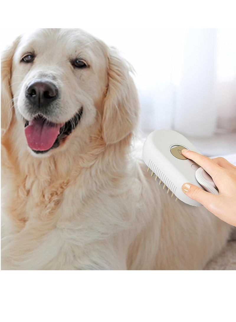 general Cat Steam Brush, 3 In 1 Cat Hair Brush with Steamer Multifunctional Spray Cat Grooming Brush Self Cleaning Steam Cat Comb for Removing Tangled and Fluffy Hair, Steamy Pet Cat Brush for Massage - Image 5