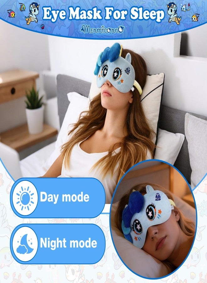 Tokidoki Official Unicorno Sleep Mask for Kids, Soft Cute Washable Eye Mask, Adjustable Strap Light Blocking Blackout Blindfold, Travel Nap Mask for Side Sleep, Birthday Christmas Gift for Child - Image 5