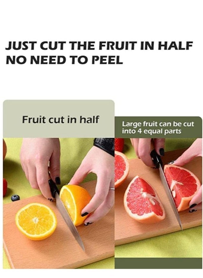 Portable Blender & Electric Citrus Juicer -Rechargeable Hands-Free Masticating Orange & Lemon Squeezer with USB Travel Cup, Compact, Lightweight, Wireless Convenience, Efficient for Citrus Fruits, One-Touch Operation for Home, Office & Travel
