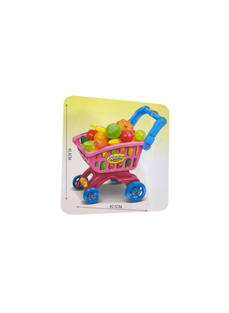 Lima Kids Shopping Play Set with Cash Register & Shopping Cart – 36 Pieces - Image 4