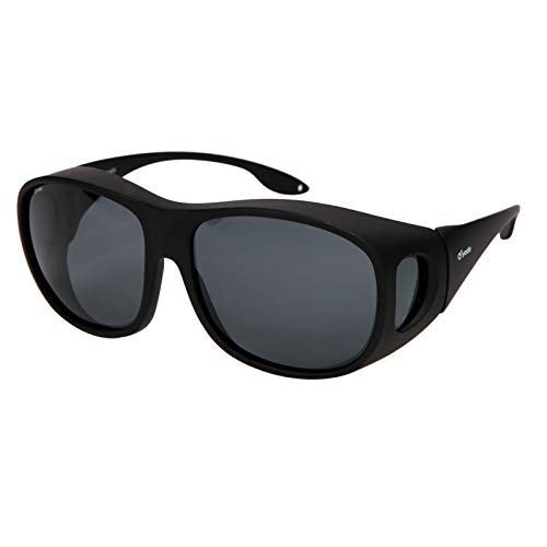 yodo Fit Over Glasses Sunglasses with Polarized Lenses for Men and Women,Black - Image 1