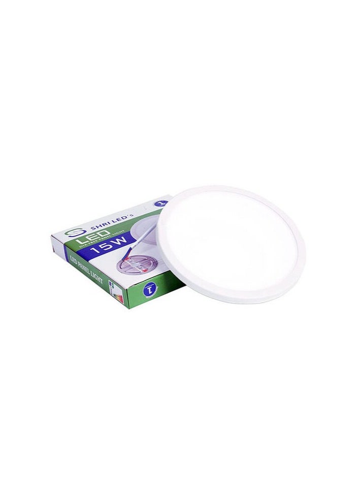 Generic LED's Round Panel Light recessed , 15W, White Smart Sense Shri  - Image 2