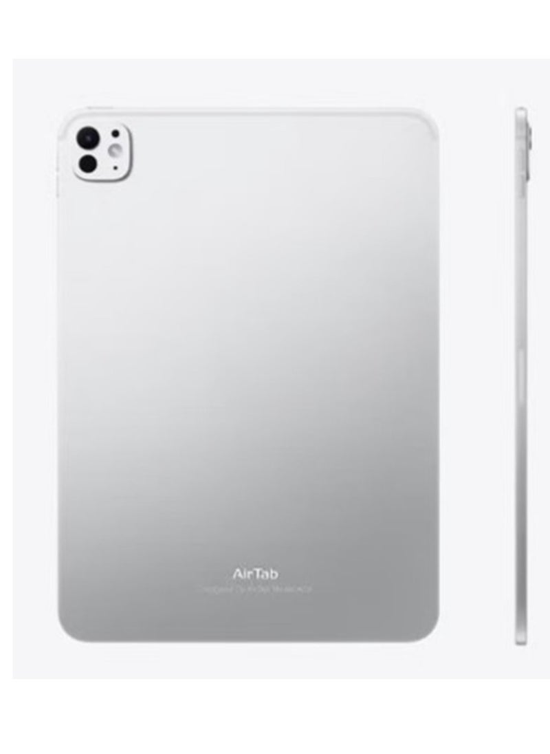 AirTab Pro Tablet with Arabic Keyboard, Android 13 10.1" FHD Screen 16GB RAM 1TB ROM with Keyboard Mouse And Accessories - SILVER  - Image 5