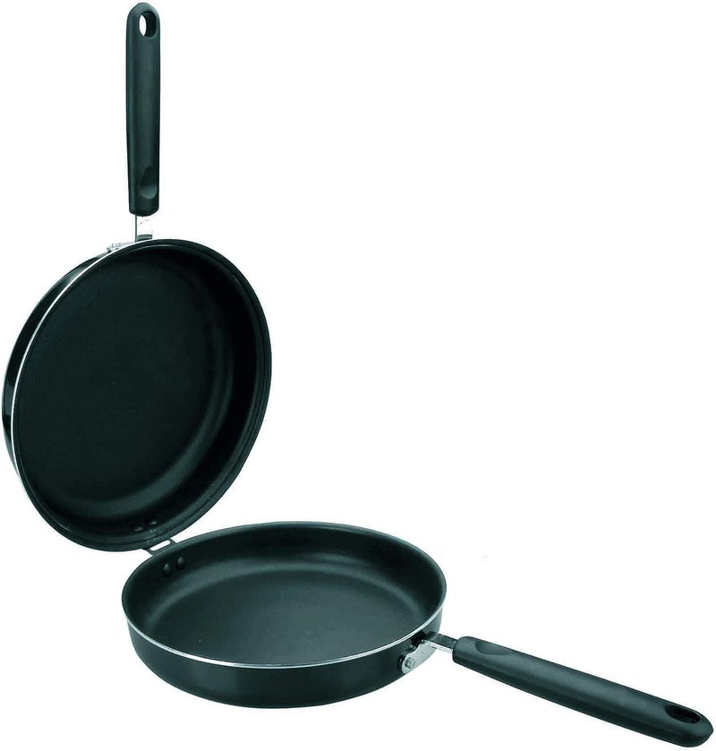 IBILI Nonstick Double-Sided Omelette Pan 7.8 Inch | Made in Spain | Frittata Frying Pan for Easy Flipping, Reinforced Cast Aluminum, PFOA-Free, Food-Grade, Induction Compatible, pancake Maker - Image 1