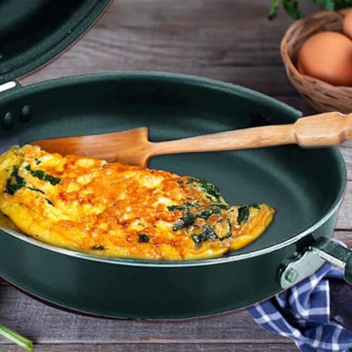 IBILI Nonstick Double-Sided Omelette Pan 7.8 Inch | Made in Spain | Frittata Frying Pan for Easy Flipping, Reinforced Cast Aluminum, PFOA-Free, Food-Grade, Induction Compatible, pancake Maker - Image 4