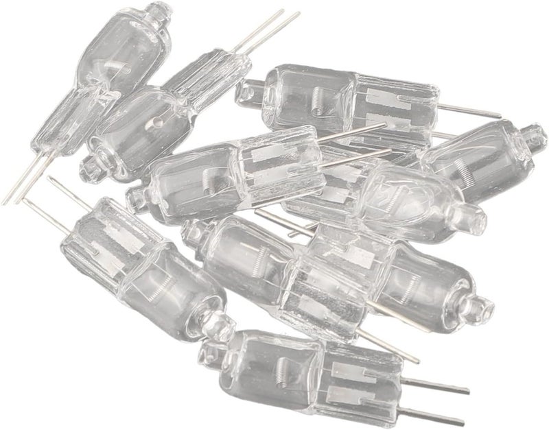10 Pack G4 Halogen Light Bulbs 12V 5W 10W 20W 30W 50W, 2 Pin White Lamp Ceiling Desk Fragrance Lighting, 2900K Energy Saving(50W) - Image 2