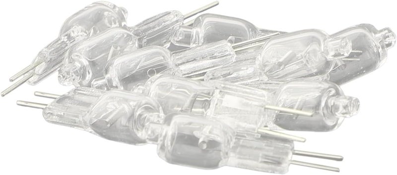 10 Pack G4 Halogen Light Bulbs 12V 5W 10W 20W 30W 50W, 2 Pin White Lamp Ceiling Desk Fragrance Lighting, 2900K Energy Saving(50W) - Image 1