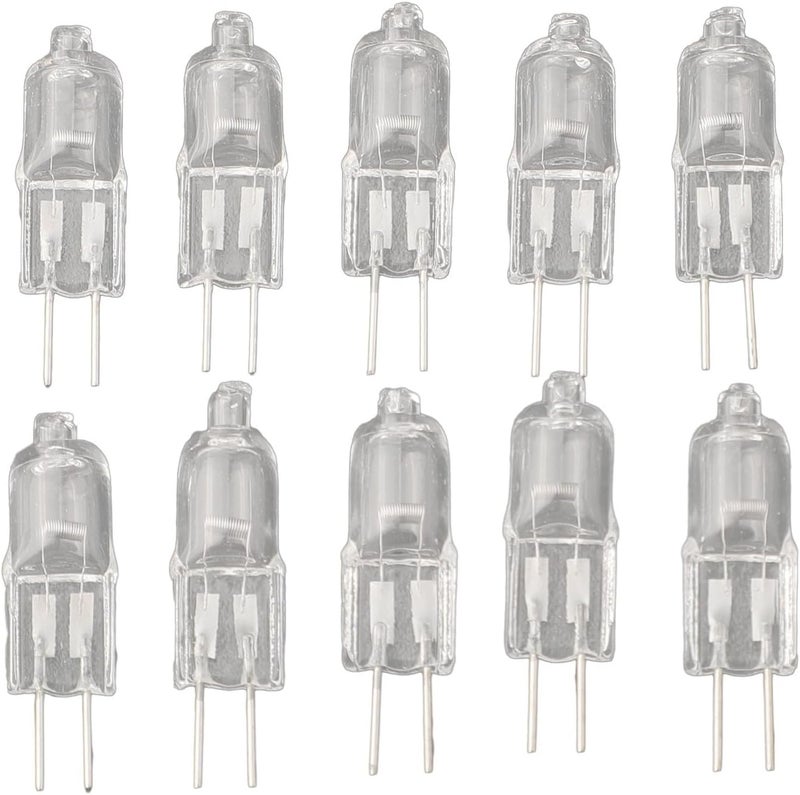 10 Pack G4 Halogen Light Bulbs 12V 5W 10W 20W 30W 50W, 2 Pin White Lamp Ceiling Desk Fragrance Lighting, 2900K Energy Saving(50W) - Image 3