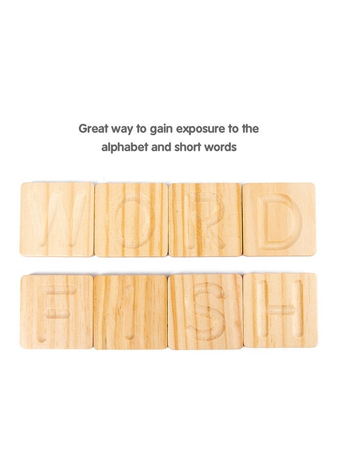 NIBEMINENT Wooden Alphabet Tracing Board  - Image 2