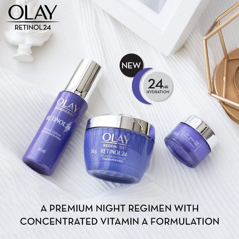 Olay كريم الليل أولاي ريجينريست ريتينول 24 مرطب 50 جرام - Image 2