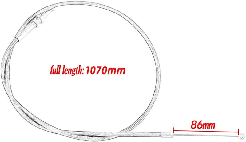 sthus Clutch Cable Red For 110 125 150 200 250cc Chinese Pit Dirt Bike Baja SSR SDG - Image 4