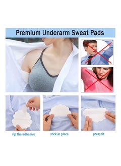 KASTWAVE Underarm Sweat Pads, 80PCS Armpit Sweat Pads Disposable, Anti Sweat Pads Invisible Armpit Sheet Sweat Absorbing Pads Summer for Women and Men  - Image 4