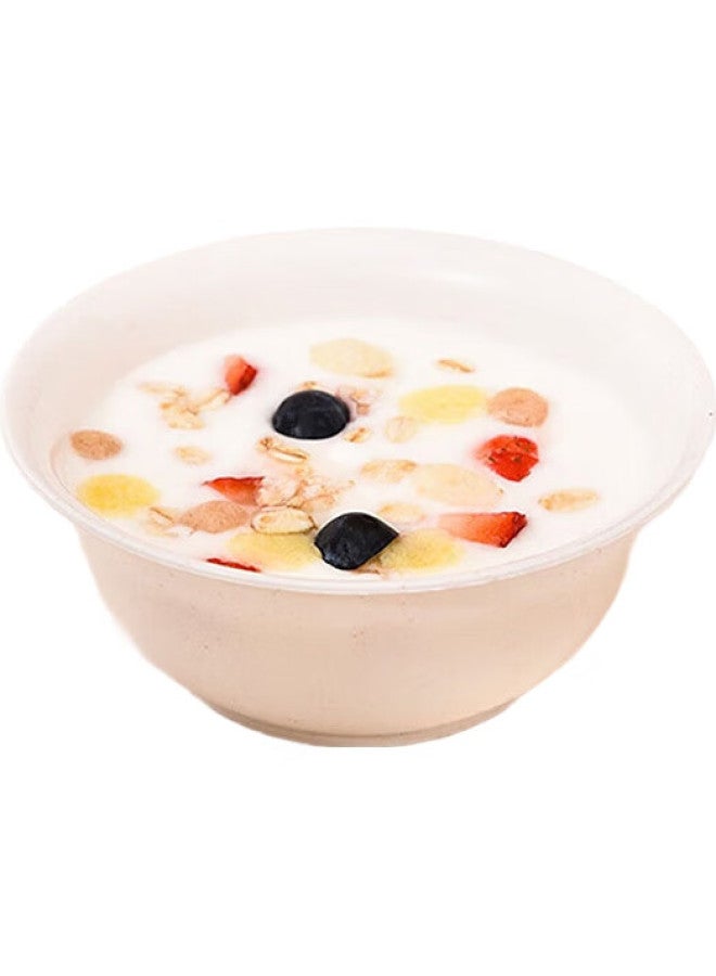 Star Square Xingfang Disposable Bowls, Rice Husk Bowls, Picnic Bowls, Food-Grade Soup Bowls, Biodegradable Tableware, 350Ml, 20 Pieces - Image 3