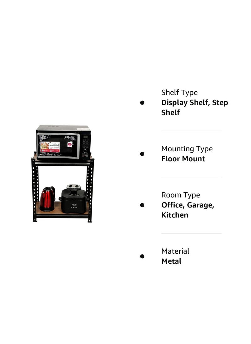 ginoya brothers ginoya brothers Metal 2 Shelving Unit Adjustable Garage Storage Utility Rack Heavy Duty Shelves Organization Multipurpose Shelf Warehouse Basement Pantry2Shelf 23X2X1  - Image 3