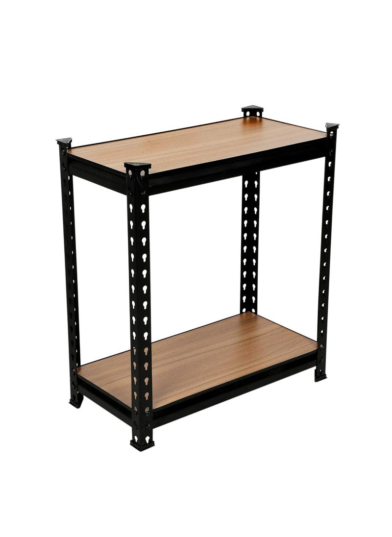 ginoya brothers ginoya brothers Metal 2 Shelving Unit Adjustable Garage Storage Utility Rack Heavy Duty Shelves Organization Multipurpose Shelf Warehouse Basement Pantry2Shelf 23X2X1  - Image 1