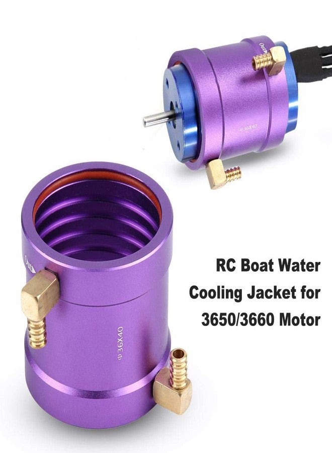 Dilwe سترة تبريد مائية RC، مجموعة سترة تبريد مائية لمحرك RC معدني 3650/3660 لزورق RC - Image 3
