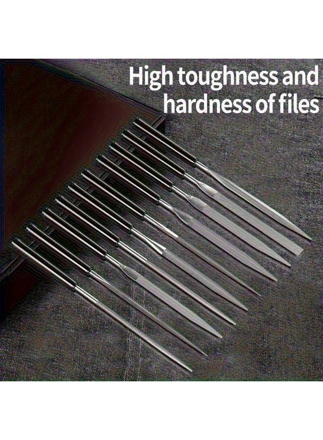 10pcs Heavy Duty Metal File Set With Color Coded Tips For Woodworking Metalworking - Image 5