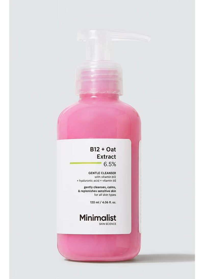 MINIMALIST Gentle Cleanser 6% Oat Extract For Sensitive Skin  120ml - Image 1