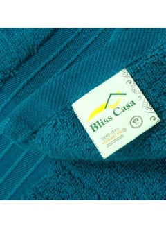 بليس كاسا ملاءات حمام من Bliss Casa مكونة من قطعتين من القطن الممشط بنسبة 100% - مناشف حمام كبيرة بوزن 550 جرامًا لكل متر مربع، سريعة الجفاف وعالية الامتصاص - مناشف حمام سميكة وناعمة بجودة الفنادق للحمام والمنتجعات الصحية مقاس 35 × 70 بوصة  - Image 3