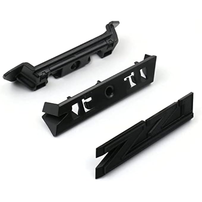 rayihni 1 Oem Grille Z71 Front Emblem 3D Badge Compatible With 20192022 Silverado Tahoe Suburban Rst 1500 Hd 2500 Hd 3500Hd 84384428 Black - Image 3