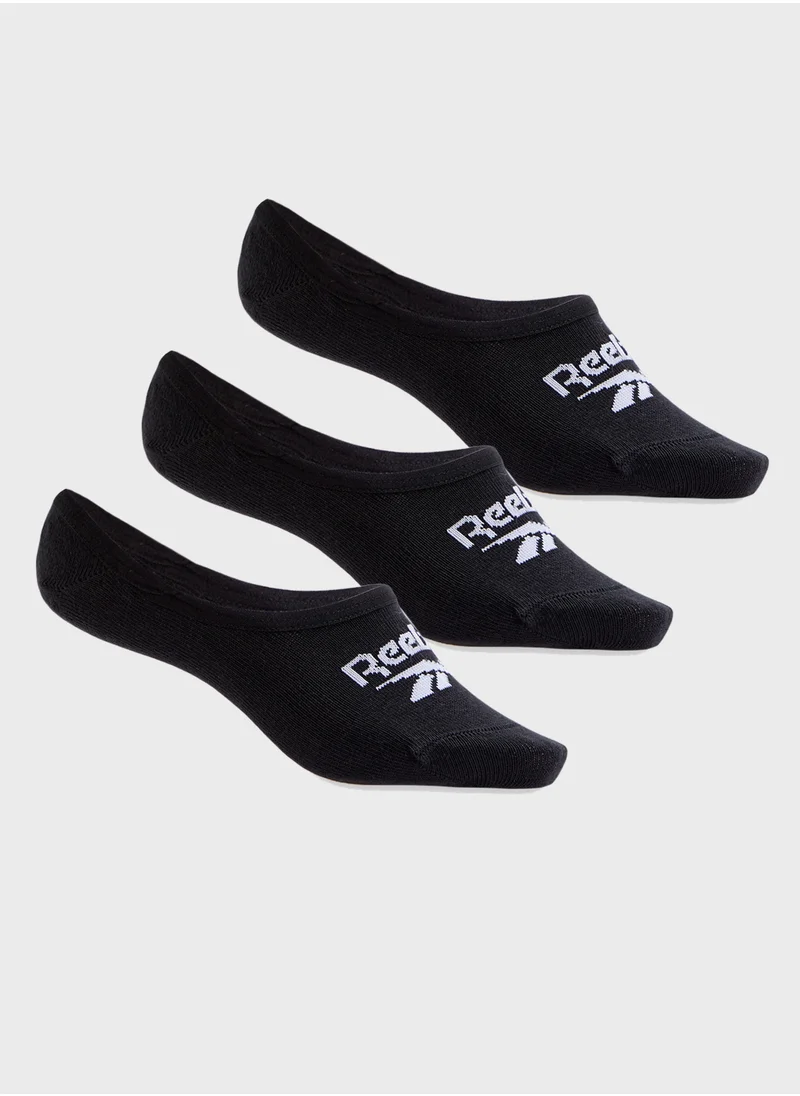 ريبوك 3 Pack No Show Socks