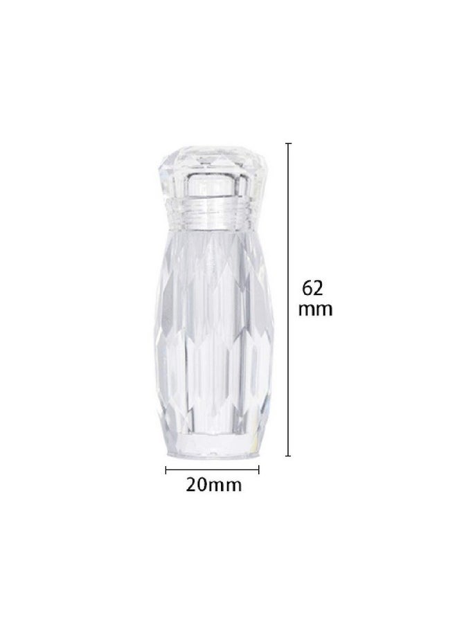 Teensery 6 Pcs 5Ml Clear Acrylic Nail Crystals Bottles Empty Refillable Micro Rhinestones Pixie Beads Bottle Containers For Nail Powder Glass Caviar Beads Facial Cream  - Image 5