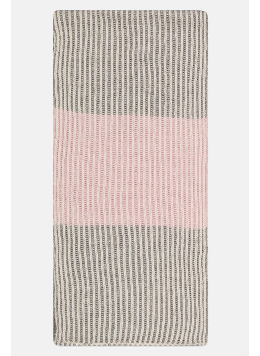s.Oliver Women Knittes Round Scarf 70 D x  35 L cm, Grey  - Image 2